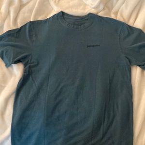 patagonia blue t-shirt
